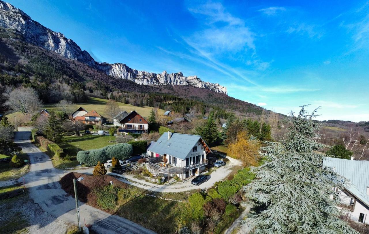 Appartement De Plain-Pied En Montagne Avec Vue Merveilleuse Sur Le Massif De Belledonne Saint Bernard du Touvet Dış mekan fotoğraf