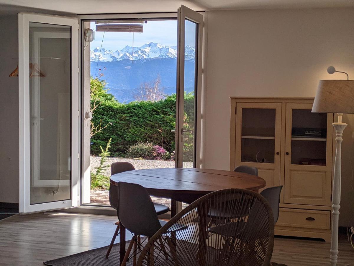 Appartement De Plain-Pied En Montagne Avec Vue Merveilleuse Sur Le Massif De Belledonne Saint Bernard du Touvet Dış mekan fotoğraf